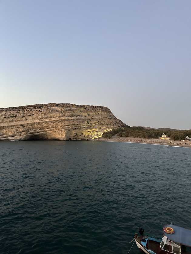 Matala beach.