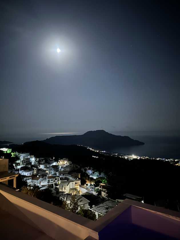 The view of Plakias (south Rethymno) from my room.