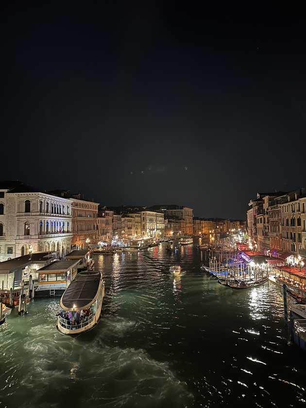 Venice at night