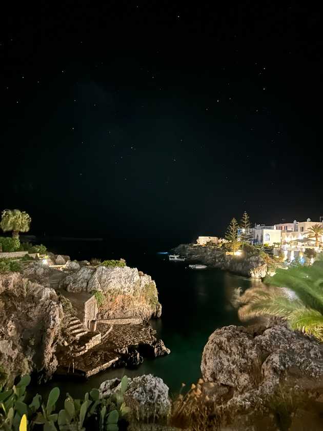 Night in Avlemonas, Kythira.